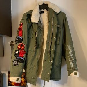 BRAND NEW SHERPA JACKET WITH TAGS